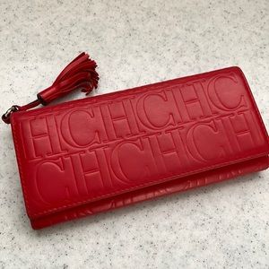 CH Carolina Herrera - Original red leather wallet